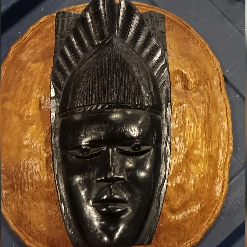 Vintage carved tribal mask